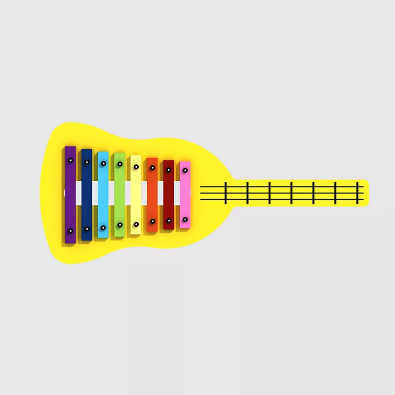 د ماشومانو بیروني تفریحي پارک د میوزیک وسایل