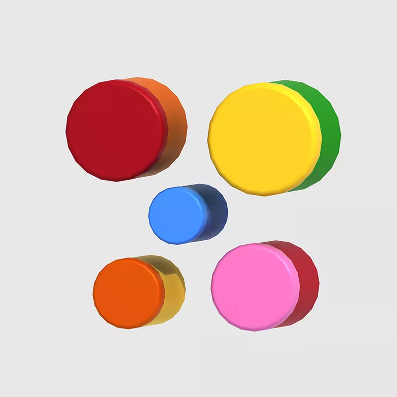 پرکوشن رنګین ډرمونه غږوي